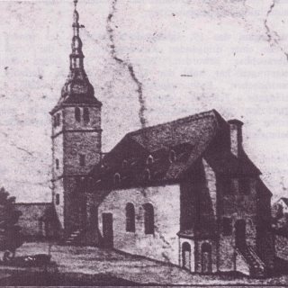 Oberkirche um 1850