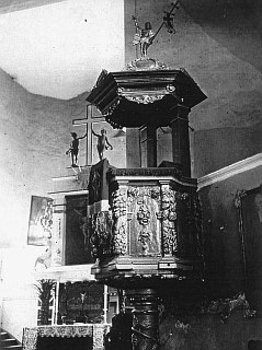 Kanzel in der Oberkirche um 1936